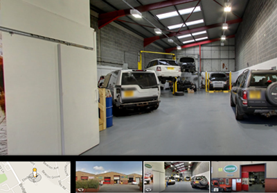 360 view of Land Rover Service and Repair Morley Leeds